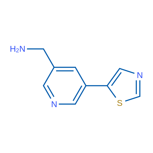 (5-(Thiazol-5-yl)pyridin-3-yl)methanamine 1g