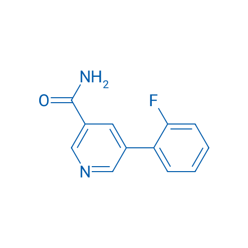 5-(2-Fluorophenyl)nicotinamide 1g