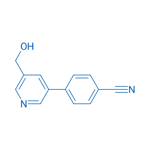 4-(5-(Hydroxymethyl)pyridin-3-yl)benzonitrile 1g