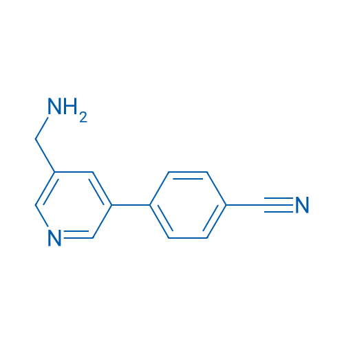 4-(5-(Aminomethyl)pyridin-3-yl)benzonitrile 1g