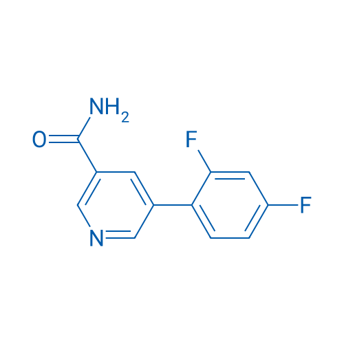 5-(2,4-Difluorophenyl)nicotinamide 1g