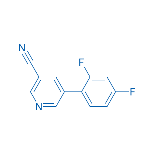 5-(2,4-Difluorophenyl)nicotinonitrile 1g