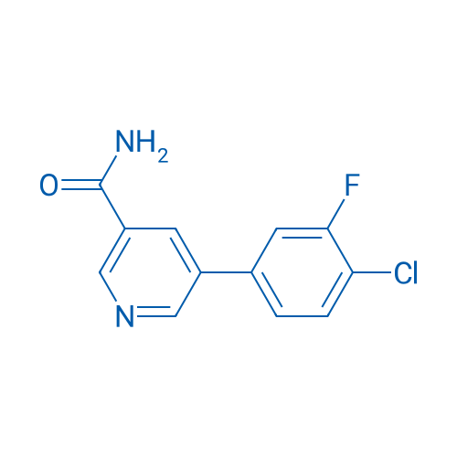 5-(4-Chloro-3-fluorophenyl)nicotinamide 1g