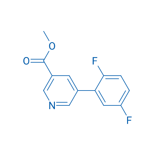 Methyl 5-(2,5-difluorophenyl)nicotinate 1g