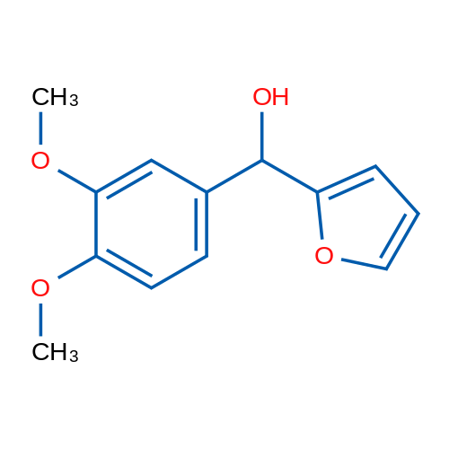 (3,4-Dimethoxyphenyl)(furan-2-yl)methanol 1g