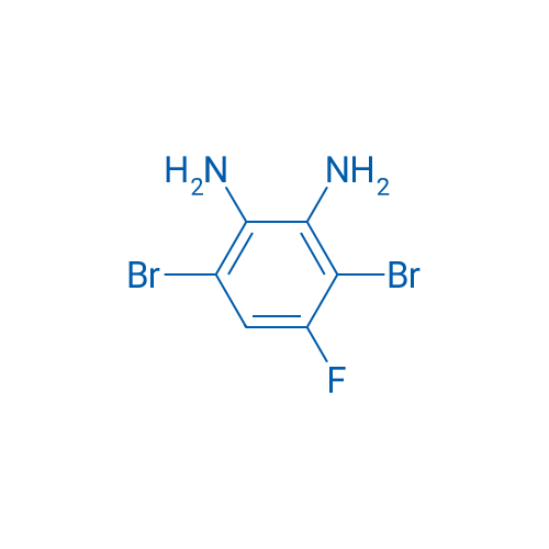3,6-Dibromo-4-fluorobenzene-1,2-diamine 250mg
