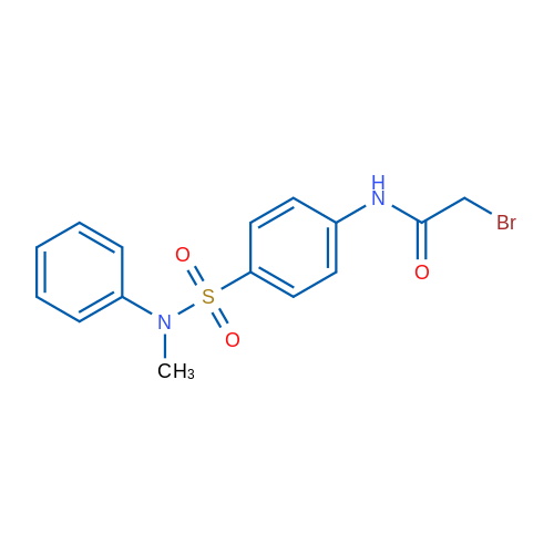 2-Bromo-N-(4-(N-methyl-N-phenylsulfamoyl)phenyl)acetamide 5g