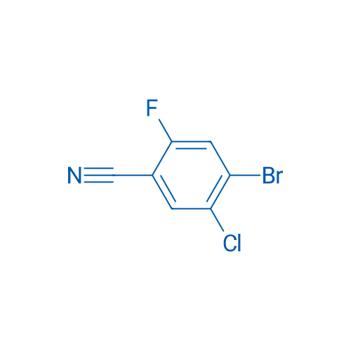 4-Bromo-5-chloro-2-fluorobenzonitrile 250mg