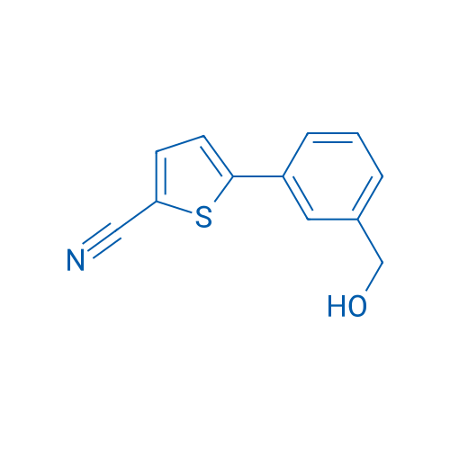 5-(3-(Hydroxymethyl)phenyl)thiophene-2-carbonitrile 100mg