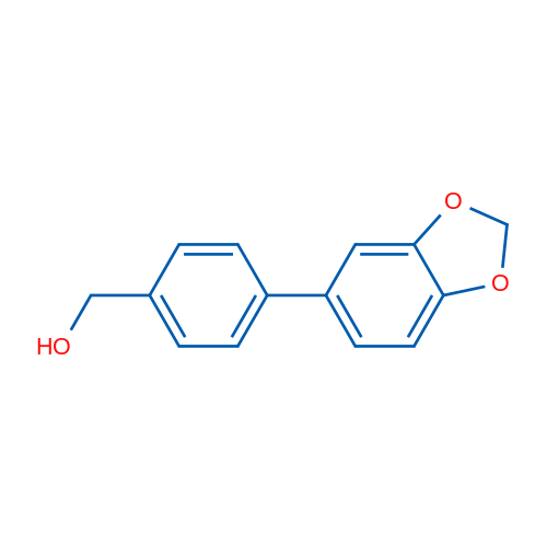 (4-(Benzo[d][1,3]dioxol-5-yl)phenyl)methanol 1g