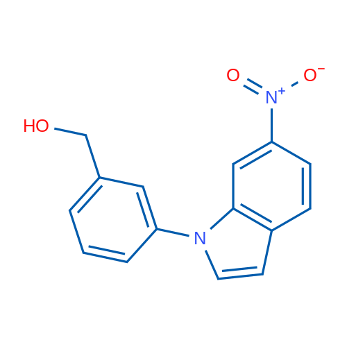 (3-(6-Nitro-1H-indol-1-yl)phenyl)methanol 1g
