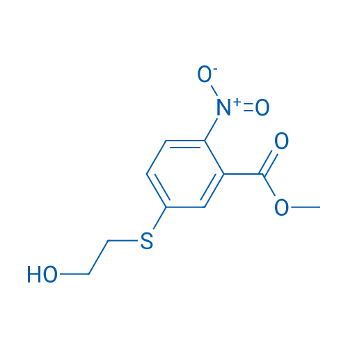 Methyl 5-((2-hydroxyethyl)thio)-2-nitrobenzoate 1g
