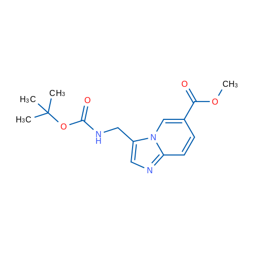 Methyl 3-(((tert-butoxycarbonyl)amino)methyl)imidazo[1,2-a]pyridine-6-carboxylate 1g