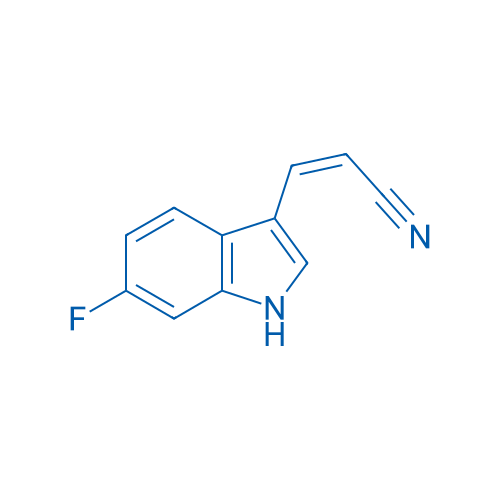 (Z)-3-(6-Fluoro-1H-indol-3-yl)acrylonitrile 250mg