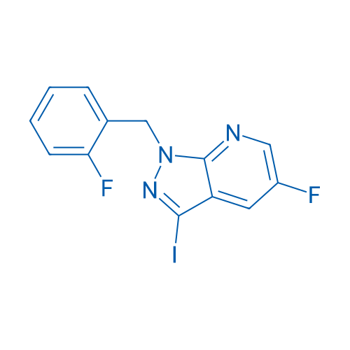 5-Fluoro-1-(2-fluorobenzyl)-3-iodo-1H-pyrazolo[3,4-b]pyridine 100mg