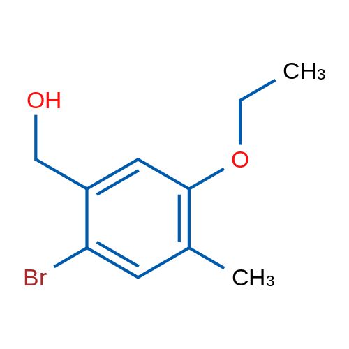 (2-Bromo-5-ethoxy-4-methylphenyl)methanol 5g