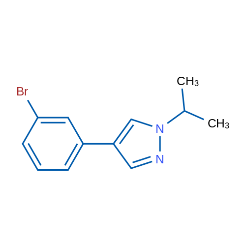 4-(3-Bromophenyl)-1-isopropyl-1H-pyrazole 1g
