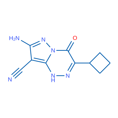 7-Amino-3-cyclobutyl-4-oxo-1,4-dihydropyrazolo[5,1-c][1,2,4]triazine-8-carbonitrile 1g