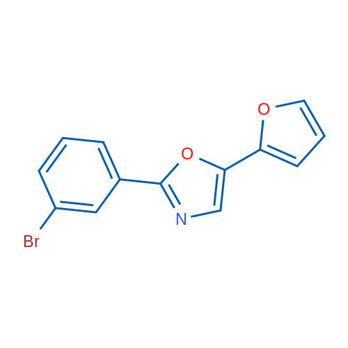 2-(3-Bromophenyl)-5-(furan-2-yl)oxazole 1g