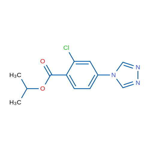 Isopropyl 2-chloro-4-(4H-1,2,4-triazol-4-yl)benzoate 1g