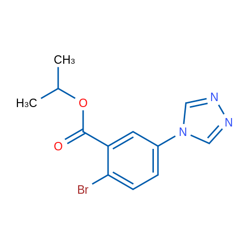 Isopropyl 2-bromo-5-(4H-1,2,4-triazol-4-yl)benzoate 1g
