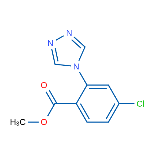 Methyl 4-chloro-2-(4H-1,2,4-triazol-4-yl)benzoate 1g