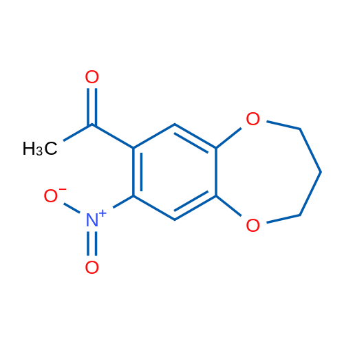 1-(8-Nitro-3,4-dihydro-2H-benzo[b][1,4]dioxepin-7-yl)ethanone 1g