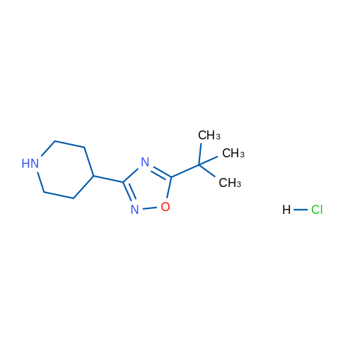 5-(tert-Butyl)-3-(piperidin-4-yl)-1,2,4-oxadiazole hydrochloride 1g
