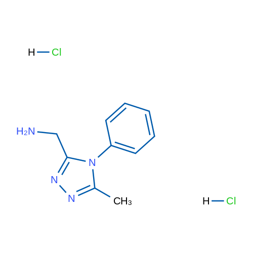 [(5-methyl-4-phenyl-4H-1,2,4-triazol-3-yl)methyl]amine dihydrochloride 10g