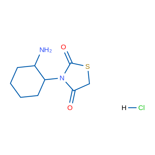 3-(2-aminocyclohexyl)-1,3-thiazolidine-2,4-dione hydrochloride 1g