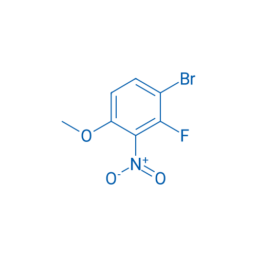 1-Bromo-2-fluoro-4-methoxy-3-nitrobenzene 250mg