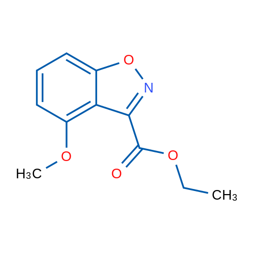 Ethyl 4-methoxybenzo[d]isoxazole-3-carboxylate 1g