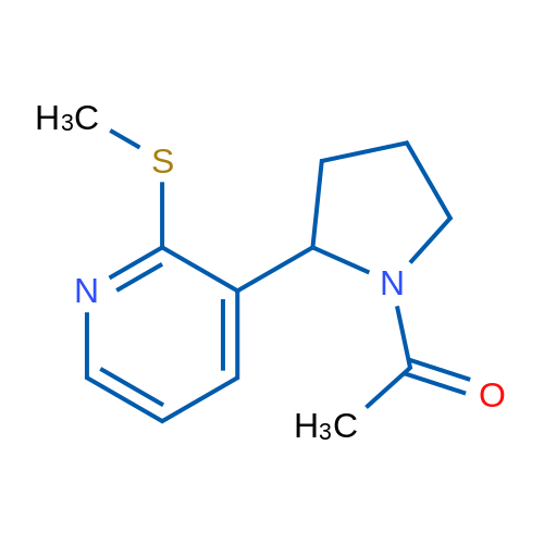 1-(2-(2-(Methylthio)pyridin-3-yl)pyrrolidin-1-yl)ethanone 1g