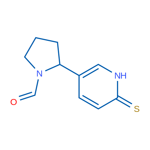 2-(6-Thioxo-1,6-dihydropyridin-3-yl)pyrrolidine-1-carbaldehyde 1g