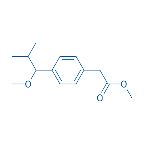 Methyl 2-(4-(1-methoxy-2-methylpropyl)phenyl)acetate 1g