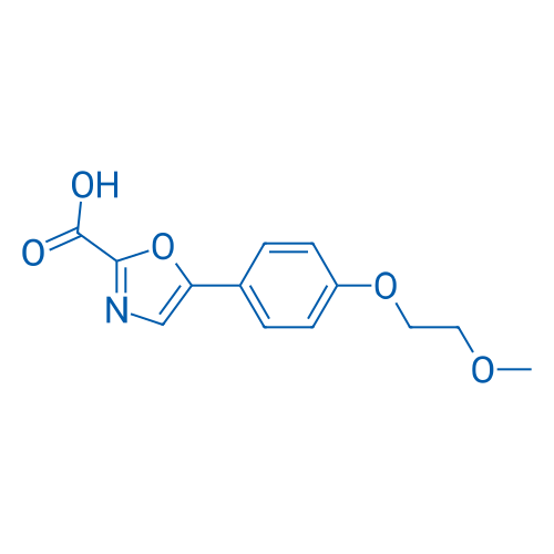 5-(4-(2-Methoxyethoxy)phenyl)oxazole-2-carboxylic acid 1g