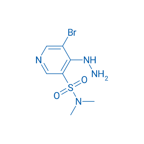 5-Bromo-4-hydrazinyl-N,N-dimethylpyridine-3-sulfonamide 1g