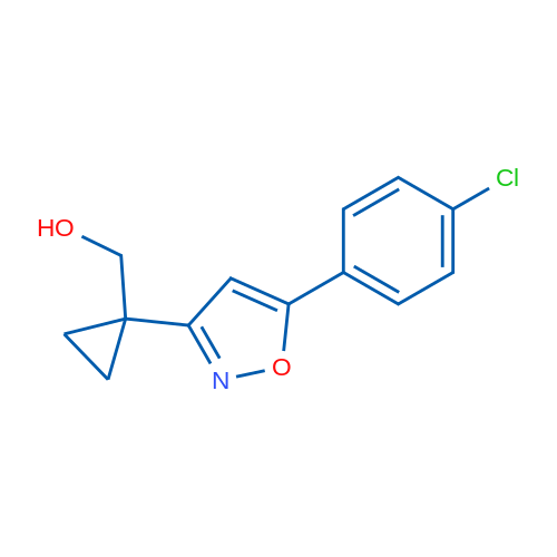 (1-(5-(4-Chlorophenyl)isoxazol-3-yl)cyclopropyl)methanol 1g