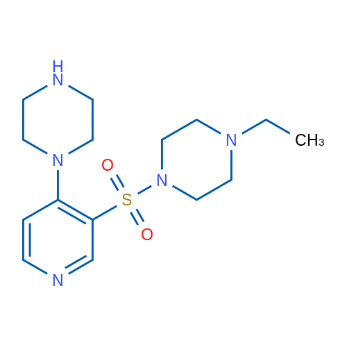 1-Ethyl-4-((4-(piperazin-1-yl)pyridin-3-yl)sulfonyl)piperazine 1g