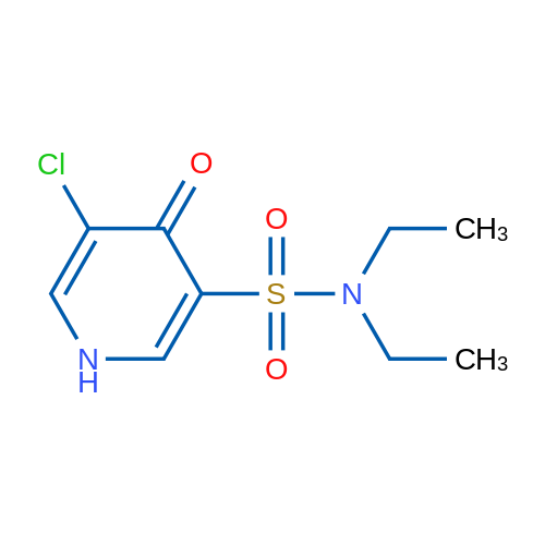 5-Chloro-N,N-diethyl-4-oxo-1,4-dihydropyridine-3-sulfonamide 1g