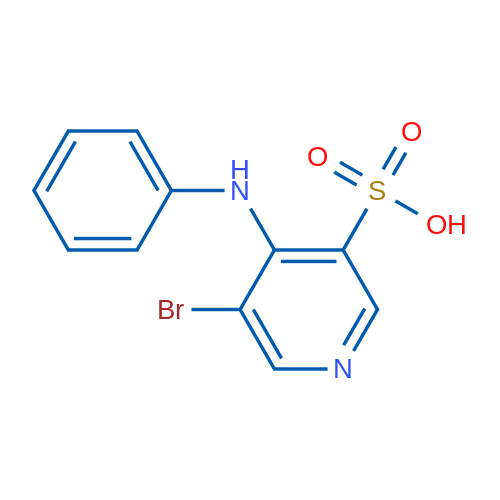 5-Bromo-4-(phenylamino)pyridine-3-sulfonic acid 1g