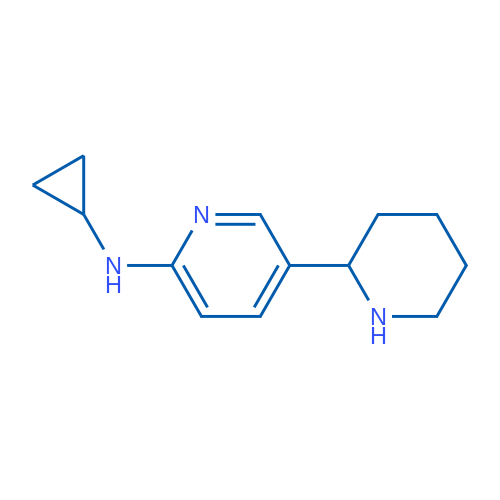 N-Cyclopropyl-5-(piperidin-2-yl)pyridin-2-amine 1g