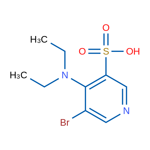 5-Bromo-4-(diethylamino)pyridine-3-sulfonic acid 1g
