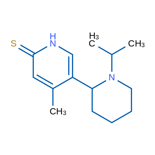 5-(1-Isopropylpiperidin-2-yl)-4-methylpyridine-2(1H)-thione 1g