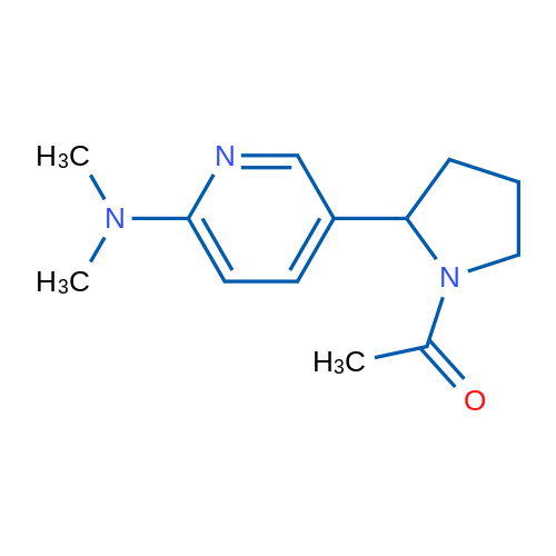 1-(2-(6-(Dimethylamino)pyridin-3-yl)pyrrolidin-1-yl)ethanone 1g