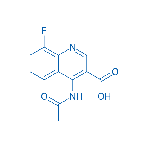 4-Acetamido-8-fluoroquinoline-3-carboxylic acid 1g