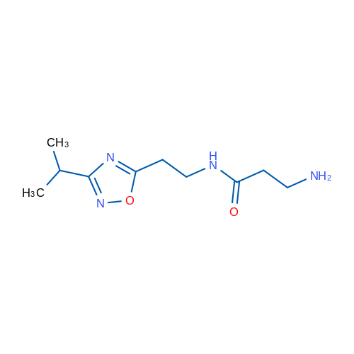 3-Amino-N-(2-(3-isopropyl-1,2,4-oxadiazol-5-yl)ethyl)propanamide 1g