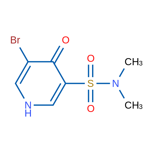 5-Bromo-N,N-dimethyl-4-oxo-1,4-dihydropyridine-3-sulfonamide 1g