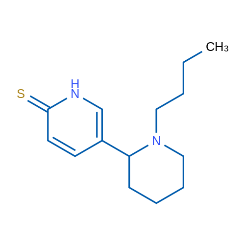 5-(1-Butylpiperidin-2-yl)pyridine-2(1H)-thione 1g