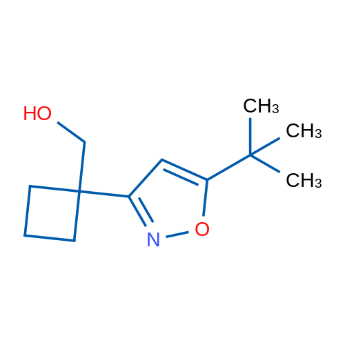 (1-(5-(tert-Butyl)isoxazol-3-yl)cyclobutyl)methanol 1g